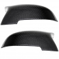 Preview: Upgrade Design Spiegelkappen / Gehäuse für BMW 5er F10/F11/F07 / 6er F06/F12/F13 Carbon schwarz